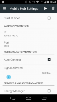 M-Hub Settings